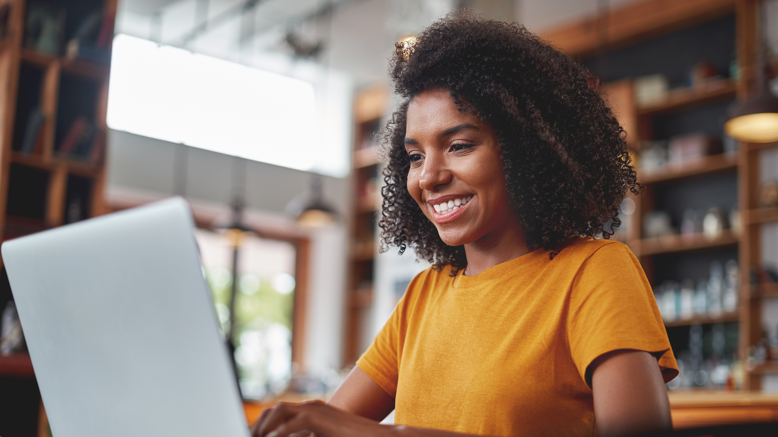 Orange and White Geometric Food Vlogger YouTube Channel Art